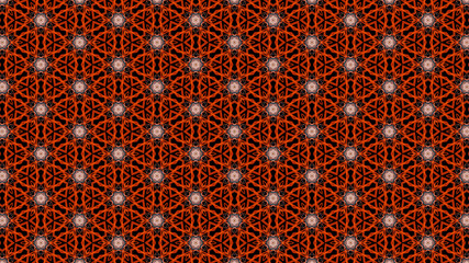Fractal kaleidoscopic background. Geometric folklore ornament. Tribal ethnic texture - 335553864