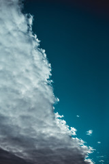 Obraz na płótnie Canvas Sky like with dramatic clouds