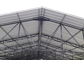 Naklejka premium glass roof construction