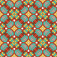 Seamless pattern. Vintage decorative elements
