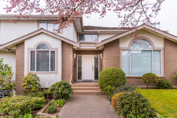 A nice entrance of a house in Vancouver, Canada.