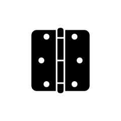 Door hinge icon trendy flat design