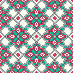 Seamless pattern. Vintage decorative elements