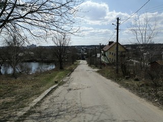 road in the village