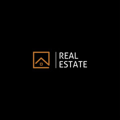 Illustration vector graphic of real estate logo. Real estate logo icon. Fit for real estate company, etc.