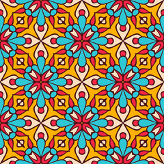 Seamless pattern. Vintage decorative elements
