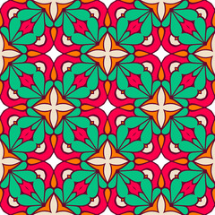 Seamless pattern. Vintage decorative elements