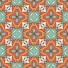 Seamless pattern. Vintage decorative elements