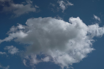 Heavenly scenery of clouds in the sky