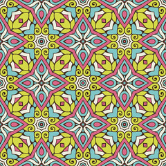 Seamless pattern. Vintage decorative elements