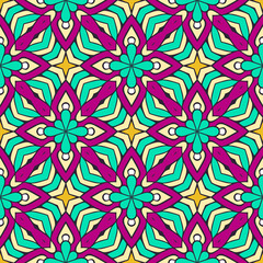Seamless pattern. Vintage decorative elements