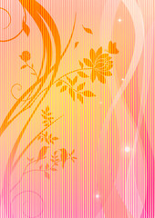 背景デザイン/草花