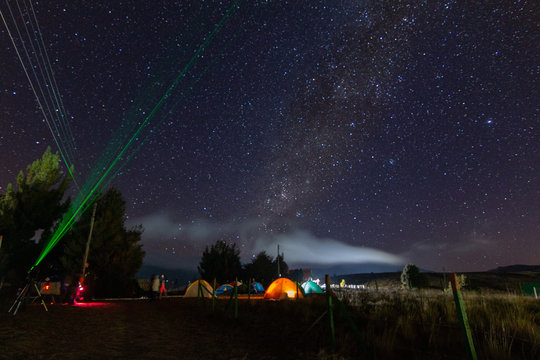 Camping Under The Light Of The Stars