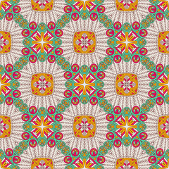 Seamless pattern. Vintage decorative elements