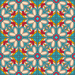 Seamless pattern. Vintage decorative elements