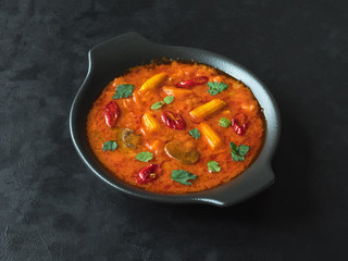 Mixed vegetable Goan curry, Indian food