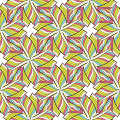 Seamless pattern. Vintage decorative elements
