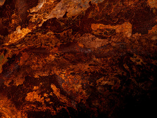 Rusty metal abstracts background close-up.