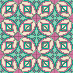 Seamless pattern. Vintage decorative elements