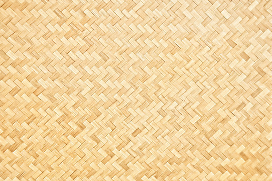 Handcraft woven bamboo pattern for background and decorative.