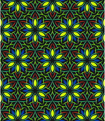 Abstract background ornament illustration. Vector textile print for bed linen, jacket, package design, fabric and fashion concepts. Seamless pattern with flowers