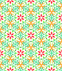 Abstract background ornament illustration. Vector textile print for bed linen, jacket, package design, fabric and fashion concepts. Seamless pattern with flowers