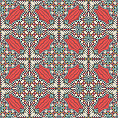 Seamless pattern. Vintage decorative elements