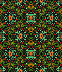 Abstract background ornament illustration. Vector textile print for bed linen, jacket, package design, fabric and fashion concepts. Seamless pattern with flowers