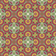 Seamless pattern. Vintage decorative elements