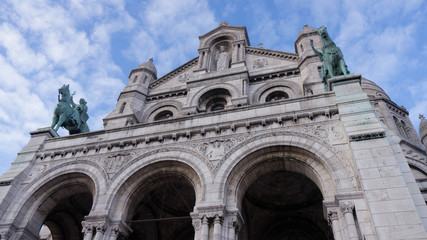 Fototapeta na wymiar sacre coeur basilica paris
