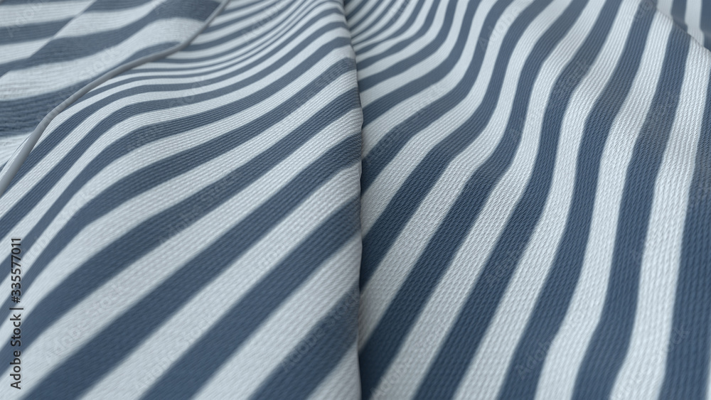 Poster abstract background with cloth surface, line pattern on the surface, minimalistic concept with depth