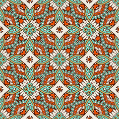 Seamless pattern. Vintage decorative elements