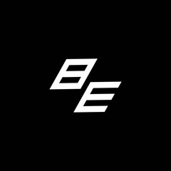 BE logo monogram with up to down style modern design template