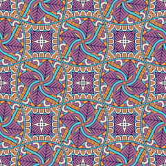 Seamless pattern. Vintage decorative elements