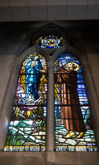 stained glass window