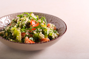 Couscous and vegetable salad