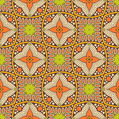 Seamless pattern. Vintage decorative elements