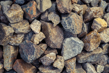 Granite stones form a wonderful texture.