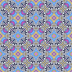 Seamless pattern. Vintage decorative elements