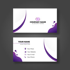 Fototapeta premium Modern business card Template, modern design vector Creative