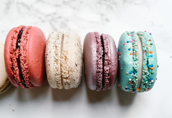 color assorted macaroons