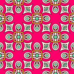 Seamless pattern. Vintage decorative elements