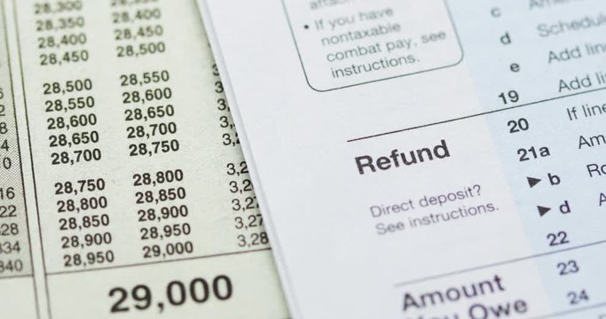 Video Slide To Tax Refund Line On 2019 1040 Form