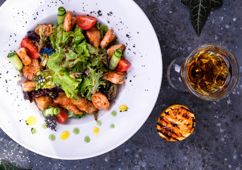 chicken breast with vegetables