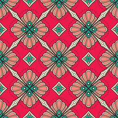 Seamless pattern. Vintage decorative elements