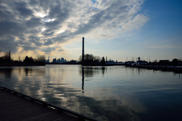 Naklejka premium The beautiful parks in Toronto Ontario