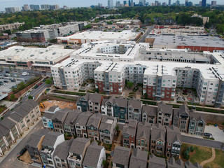 Fototapeta premium Atlanta Drone shot