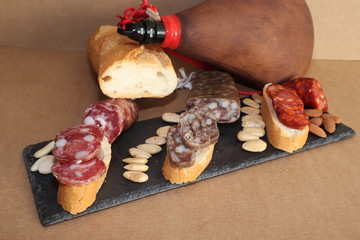 pan vino almendras naturales y caseros