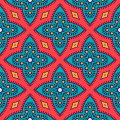 Seamless pattern. Vintage decorative elements