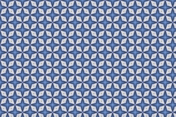 Seamless abstract retro colorful background with rhombus.